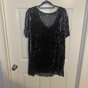 2X Gray Velvet Pocket Shirt